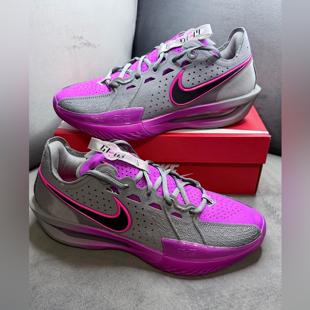 Nike Air Zoom G.T. Cut 3 Basketball Shoes Smoke Grey DV2913-006 Men's Size 9
